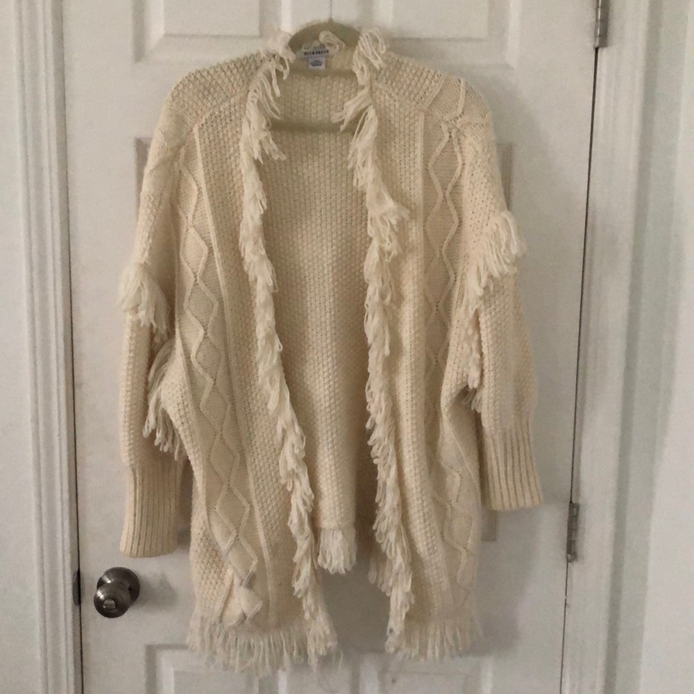 Oversized Bohemian cardigan